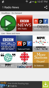 1 Radio News Screenshot
