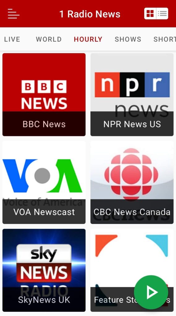 1 Radio News Hourly News Screenshot